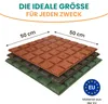 Fallschutzmatte 50x50 cm Gummimatte für Spieltürme Schaukel Produktbild-Vorschau 2
