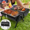Skládací gril – přenosný kempingový gril s dvojitou Náhled obrázku produktu 1
