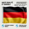MONZANA® Drapeau Allemagne 150x90cm drapeau national Voir les images du produit 2