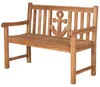Teakholz Garten-/Balkonsitzbank - bene living - Anker 120 Produktbild-Vorschau 1