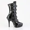INDULGE-1038 Damen Booties von Devious, Schwarz EU 42, US Produktbild-Vorschau 5