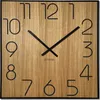 Horloge murale en bois Wood Square chêne 60cm de diamètre Voir les images du produit 2