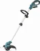 A cordless string trimmer is shown against a white background. Produktbild-Vorschau