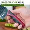 WESTMARK Wellen-/Buntschneide-Messer schwarz / rot Voir les images du produit 8