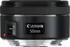 A close-up studio shot of a Canon 50mm lens. Náhľad obrázku produktu