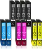 A collection of printer ink cartridges arranged in rows on a white background. Produktbild-Vorschau