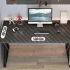 Biurko komputerowe czarne nowoczesne dla gracza loft 120 cm Podgląd zdjęcia produktu 7