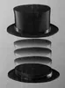 Klappzylinder Chapeau Claque schwarz Größe 59 Produktbild-Vorschau 2
