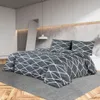 vidaXL Set di biancheria da letto grigio 155x220 cm cotone Anteprima dell’immagine prodotto 6