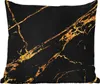 MuchoWow® Outdoor Kissen - Marmor - Gold - Schwarz - Hip - Produktbild-Vorschau 1