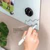 magnetická tabuľa Bremermann s bielou sklenenou prednou Náhľad obrázku produktu 3