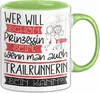 Trailrunnerin Tasse Geschenk Spruch Wer Will Schon Produktbild-Vorschau 1