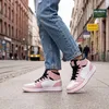 Damen Freizeitschuhe Sneaker High Top Sportschuhe in Rosa Produktbild-Vorschau 7