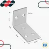 KOTARBAU® 100 pz. Connettore angolare 30x45x25mm acciaio Anteprima dell’immagine prodotto 3