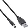 InLine 26806J, 1 m, USB A, 5.5 x 2.5 mm, 5 V Podgląd zdjęcia produktu 1