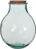 Mica Decorations Olly Vase - H38 x Ø29 cm - Recyceltes Glas Produktbild-Vorschau 1
