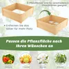 COSTWAY Bac à plantes surélevé avec clôture grillagée, Voir les images du produit 7