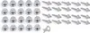 TENAX®-Set – Edelstahl Schraube Ø 3,4 mm 16mm & Oberteil Produktbild-Vorschau 1