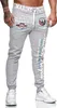 Herren Jogginghose | Freizeithose | Marine 512  Grau/Weiß Produktbild-Vorschau 4
