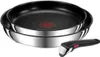 Two stacked frying pans and a detachable handle. Náhľad obrázku produktu