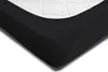 2 Spannbettlaken schwarz 140x200 cm - 160x200 cm Microfaser Produktbild-Vorschau 4
