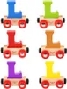 Bigjigs Rail: Houten treinwagon - Letter L Productafbeelding-voorbeeld 3