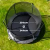 Thunder Gartentrampolin Elite 244cm 8 ft Innennetz 150 kg Produktbild-Vorschau 3