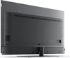 The back of a black television set on a stand. Produktbild-Vorschau