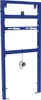 A blue metal frame for mounting a urinal. Produktbild-Vorschau