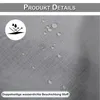 2er Set Gardine Wasserdicht Halbtransparent, Gardine Kurz Produktbild-Vorschau 3