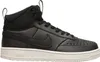 A studio shot of a black Nike Court Vision MID Winter boot. Náhľad obrázku produktu