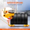 4x pancéřová kolečka 8T transportní vozík 280x210x105mm Náhled obrázku produktu 5