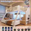 STILVORA patrová postel 90x200 cm nebo 140x200 cm, s LED Náhled obrázku produktu 4