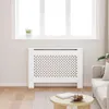 vidaXL Kryt radiátora biely 112 × 19 × 81,5 cm MDF Náhľad obrázku produktu 3