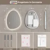 S'AFIELINA specchio da bagno con illuminazione 60×45 cm Anteprima dell’immagine prodotto 4