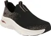 A single black Skechers sneaker with rose gold accents is shown against a white background. Náhled obrázku produktu