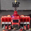 Großes Feuerwehr-Spielset 7-in-1 mit ausklappbarer Garage, Produktbild-Vorschau 2
