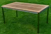 ALEOS. Gartengarnitur Edelstahl Teak Set: Tisch 160x90 cm + Produktbild-Vorschau 8