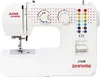A white Juno by Janome J15R sewing machine is shown from a front-side angle against a white background. Produktbild-Vorschau