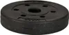 A black weight plate for a barbell. Produktbild-Vorschau