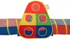 SEVICO Kinder-Spielzelt mit Tunnel Spielhaus 5 Teile Produktbild-Vorschau 5