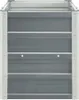 vidaXL Garten-Hochbeet Verzinkter Stahl 240×40×45 cm Grau Produktbild-Vorschau 3