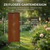 Edelrost Sichtschutz Garten Deko 160x50 cm Mit Produktbild-Vorschau 2