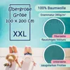 Strandtuch XXL aus Baumwolle, 1000x200 cm, grün mit Produktbild-Vorschau 2