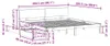 vidaXL Massivholzbett mit Schubladen 200x200 cm Kiefer Produktbild-Vorschau 8