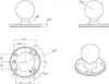 RAM Mounts adattatore circolare con schema di fori AMPS con Anteprima dell’immagine prodotto 3