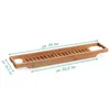 Zeller Badewannenträger, Bambus, 70x15x5 cm, braun Produktbild-Vorschau 3