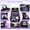 3-teiliges Schulranzen-Set Nylon Rucksack + Lunchbag, Produktbild-Vorschau 6