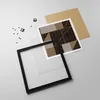 Gerahmtes Poster - Schwarzer Rahmen - Rechtecke Quadrate Produktbild-Vorschau 4