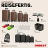 ONBEST Hartschalen Koffer Set | 4-teilig | Braun | mit Produktbild-Vorschau 3